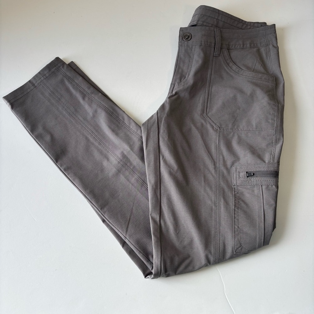 Kuhl Pants Women’s 4 Reg, Gray Horizn Skinny Leg Hiking Outdoor #6276